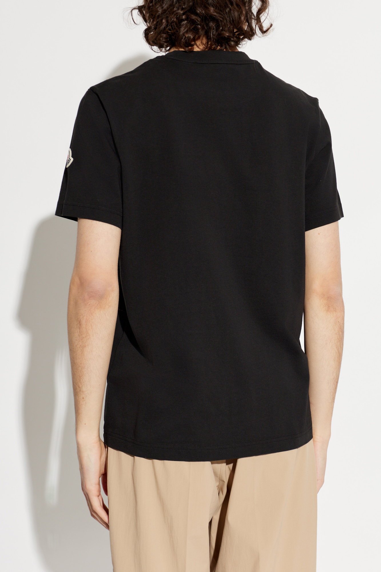 Moncler T-shirt with embroidered logo | Men's | Vitkac